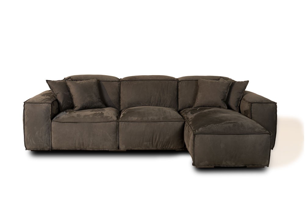 PLACIDO - Sofa with chaise longue